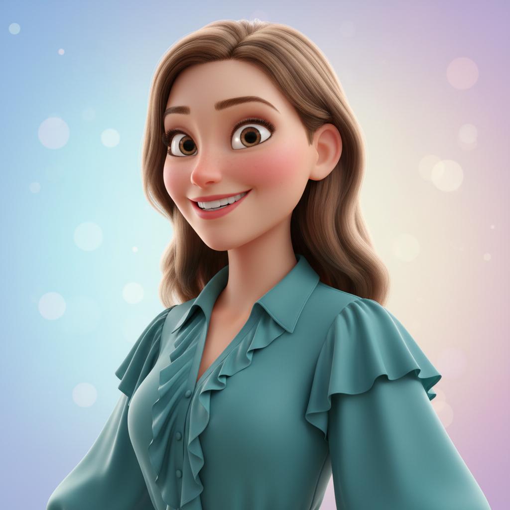 cartoon woman