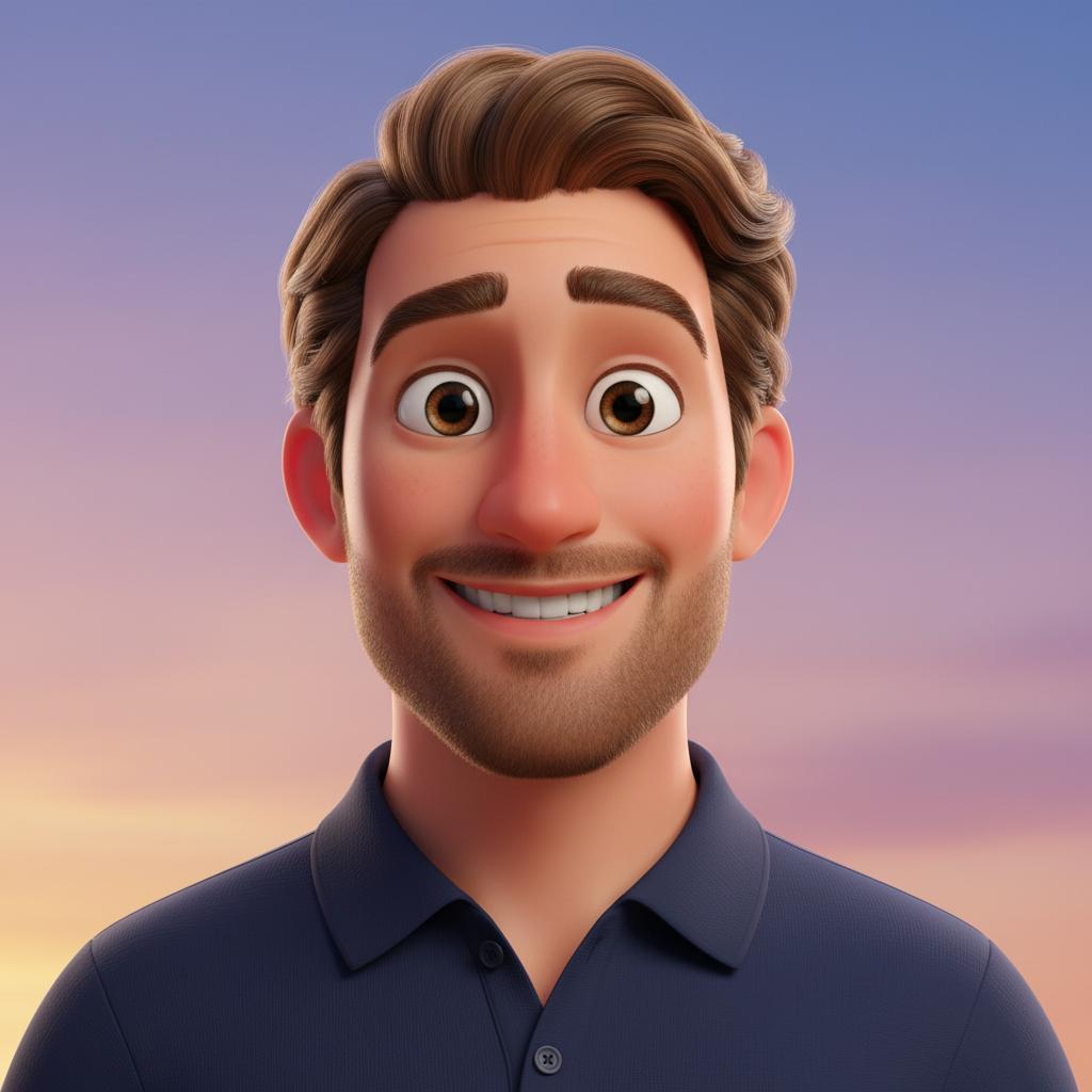 cartoon man